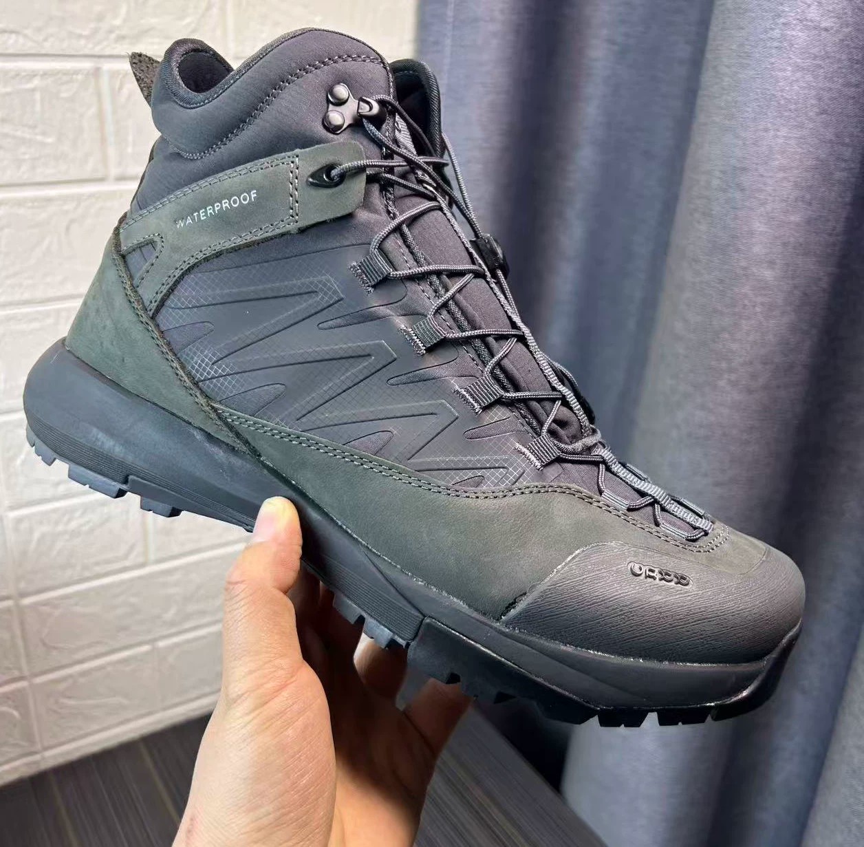 Streetwear Brand Luxury - Hoge lederen wandelschoenen voor heren Luxe