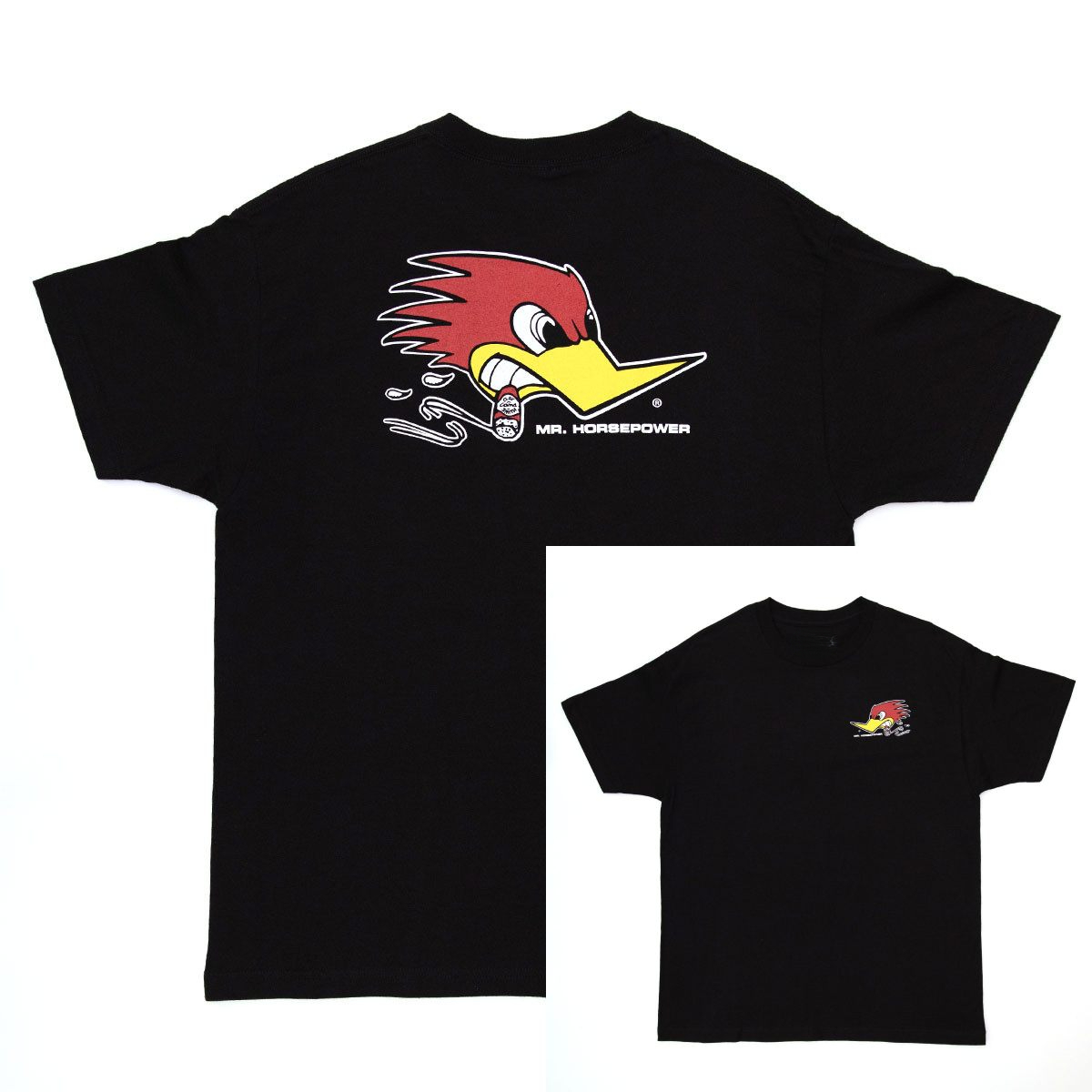 Streetwear Brand With A Logo - Rode Specht Logo Klassieke Raceauto Modificatie