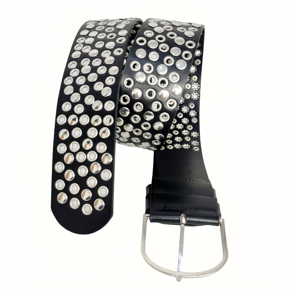 Punk holle oogje-klinknagelrie - Streetwear Brand Belts recensie en prijs