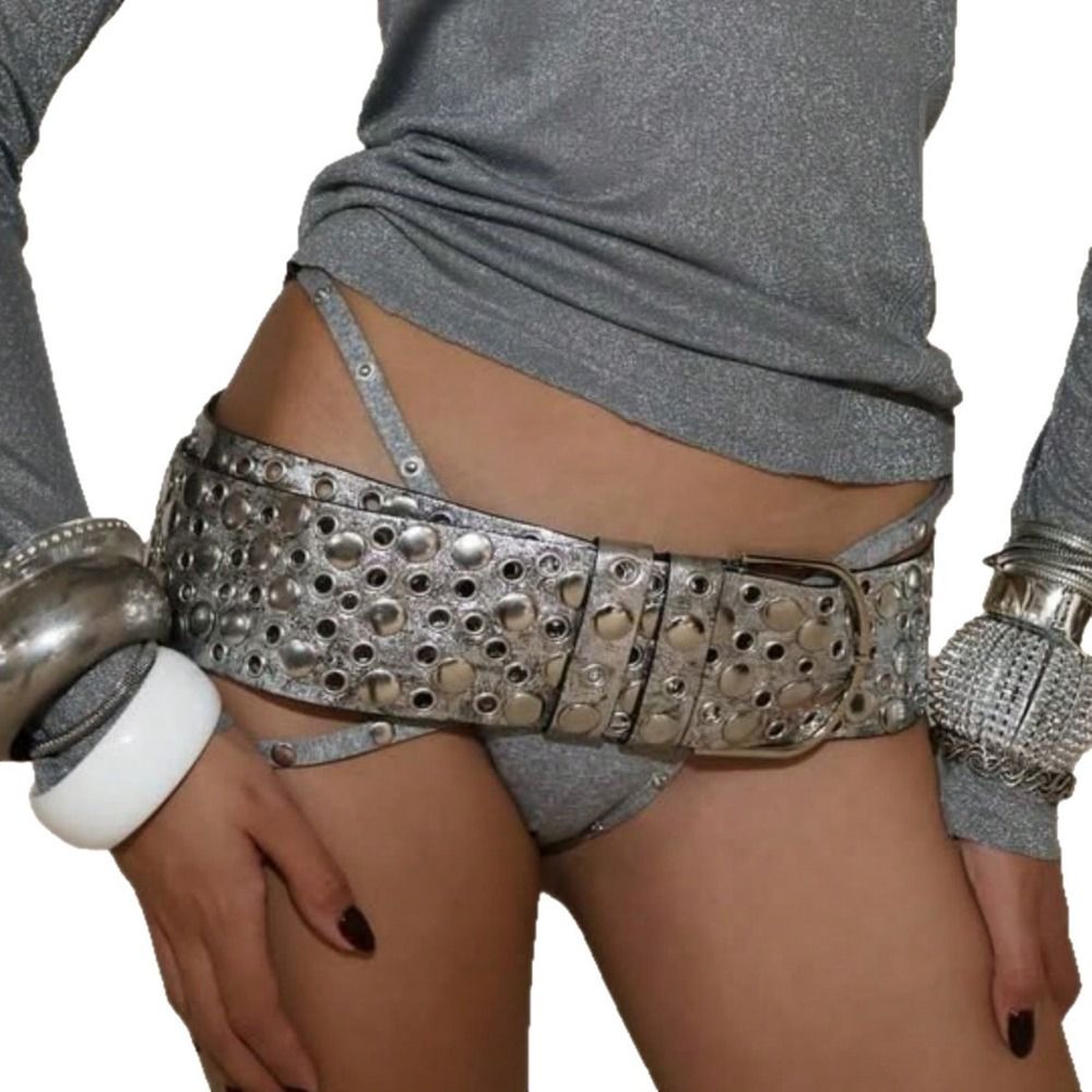 Punk holle oogje-klinknagelrie - Streetwear Brand Belts recensie en prijs