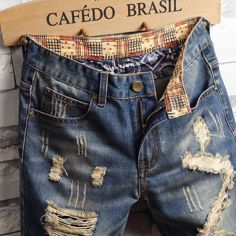 Gescheurde hiphop-denimshorts  - Streetwear Brand Shorts recensie en prijs