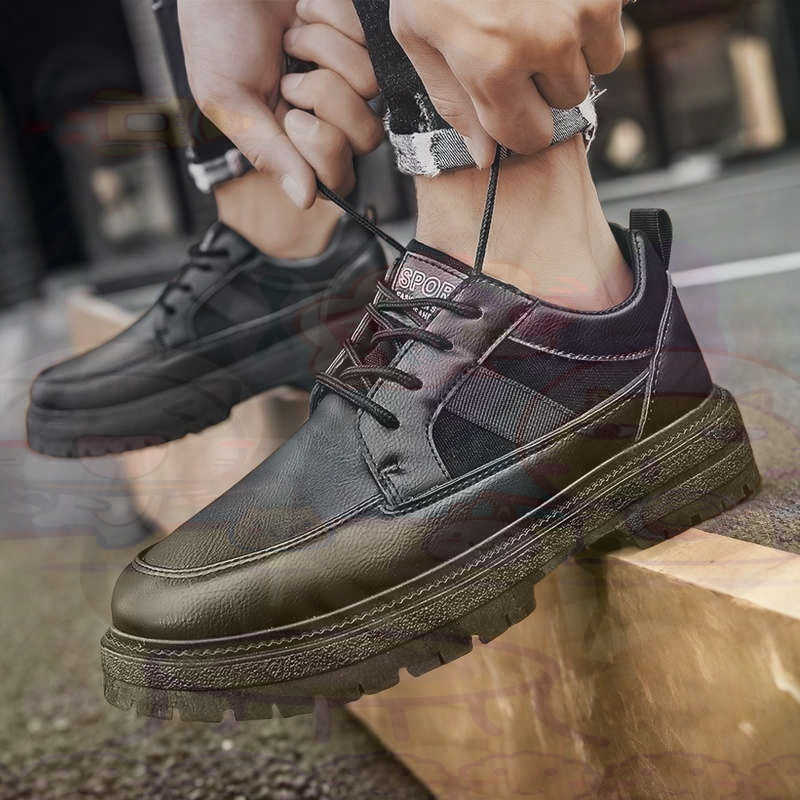 Donker natuurlijk leer Mode-sn - Streetwear Brand Store recensie en prijs