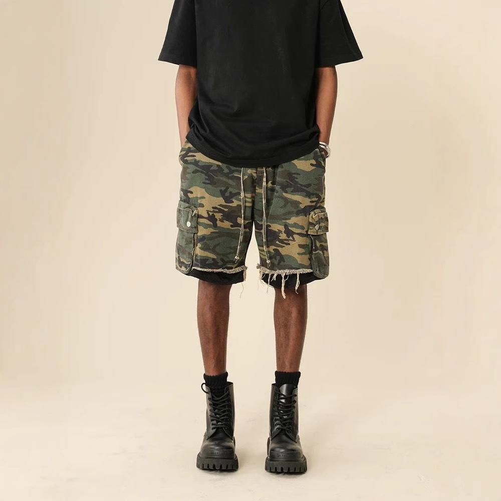 Amerikaanse streetwear raw-edg - Streetwear Brand Shorts recensie en prijs