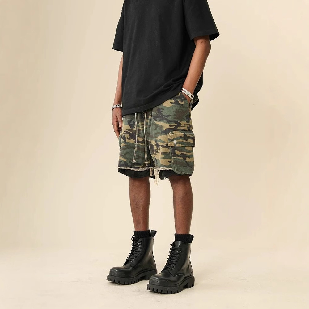 Amerikaanse streetwear raw-edg - Streetwear Brand Shorts recensie en prijs