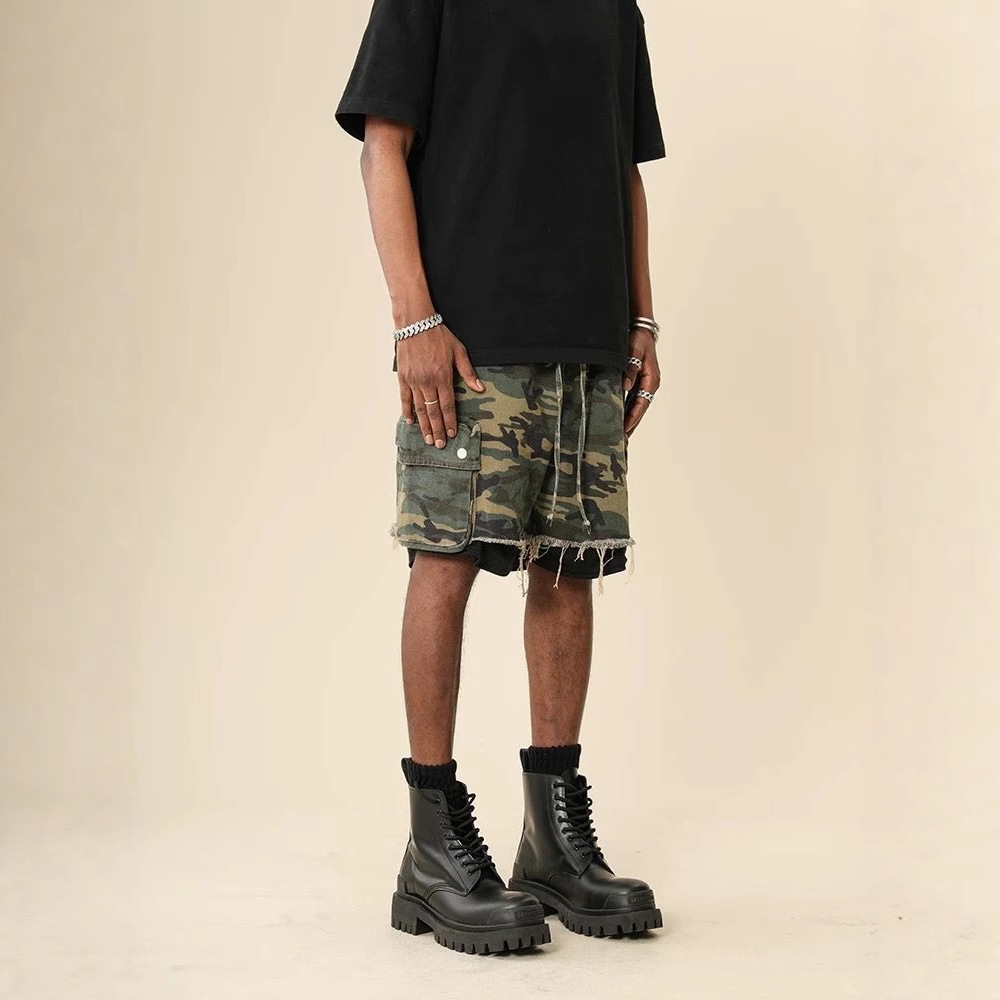 Amerikaanse streetwear raw-edg - Streetwear Brand Shorts recensie en prijs