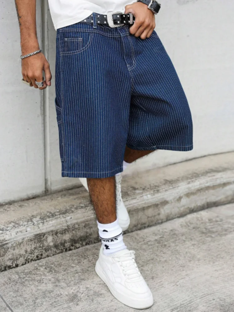 Vintage Hickory Stripe Baggy D - Streetwear Brand Shorts recensie en prijs